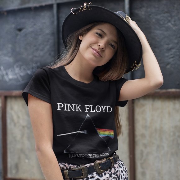 Jasper's Curiosity Tops - Pink Floyd Dark Side of the Moon Relaxed T-Shirt